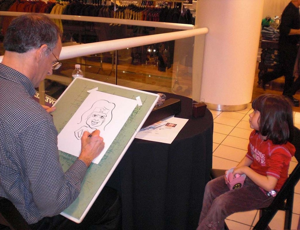 Polo Ralph Lauren Promotion at Bloomingdales NYC Corporate Event Caricature Artist in Manhattan New York City
